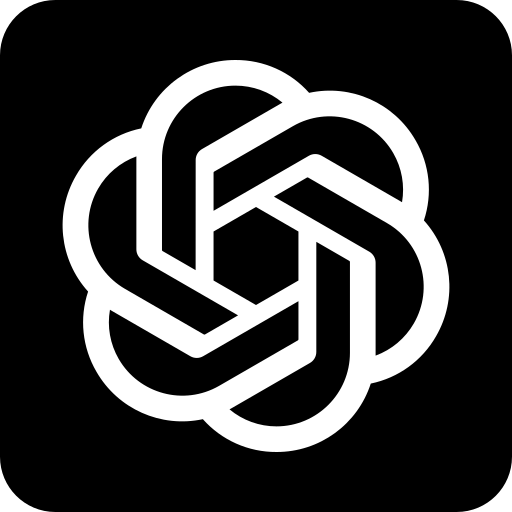 Logo de OpenAI (ChatGPT)